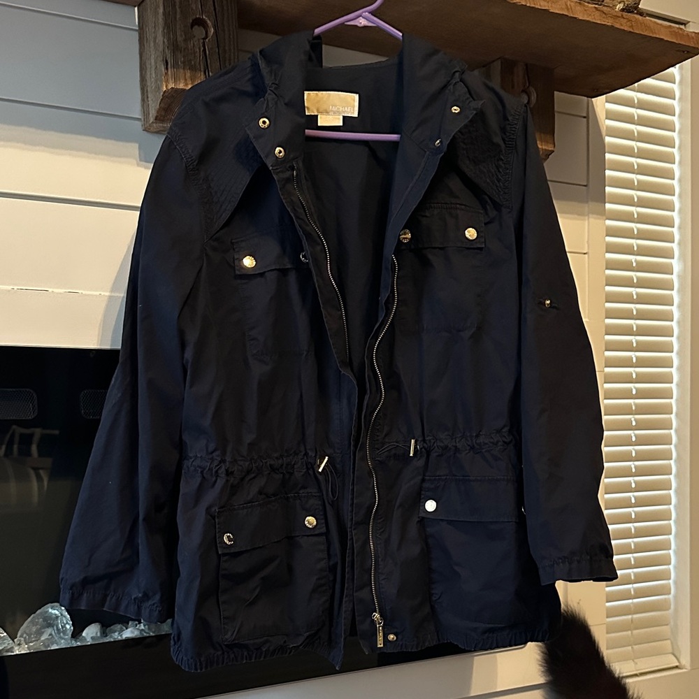 Michael Kors Navy Blue Lightweight Jacket